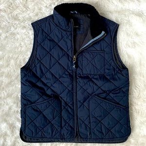 J Crew Boys Quilted Vest - Size 8